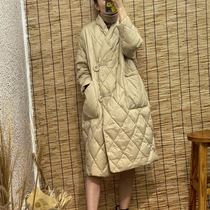 Down Jacket Women 2020 Winter new long fashion Korean version of light white duck down thick warm loose coat