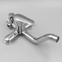 Promotional copper body concealed cold tropical mixing valve three-level bathtub shower faucet with water water Donald duck three gear