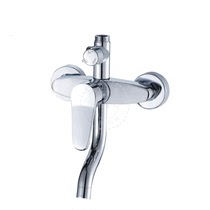 Copper body concealed with mixing valve three-speed bathtub shower faucet with bottom water to fly three gears