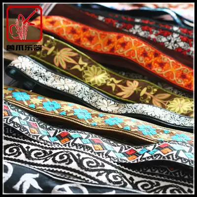 American souldier handmade high-end electric guitar bass embroidery baby bag leather head master same model (2 4)