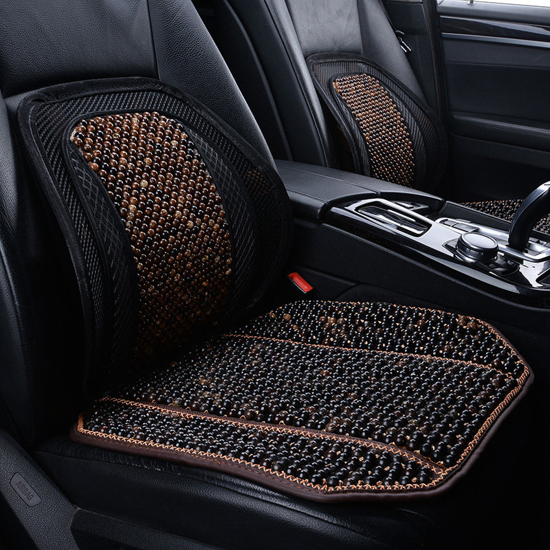 Summer wood beads car cushion monolithic no back Mercedes GLC260 GLE350 GLE450 cool cushion seat cushion