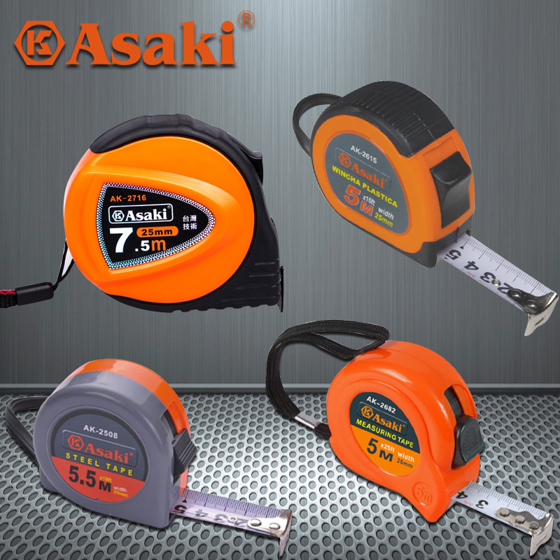 Yasaizaki steel ruler 2 m 3 m 5 m 7 5 m 10M mini - scale mapping tool