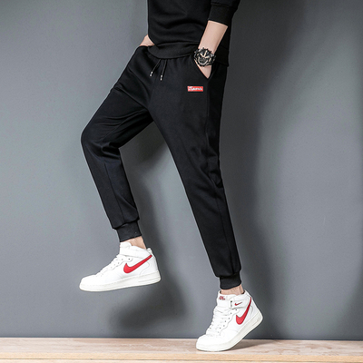 北极绒2020秋季运动裤男休闲裤男士
