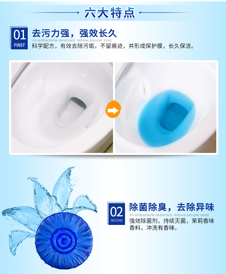 Chengjing bong bóng màu xanh tinh thần nhà vệ sinh 20 viên vệ sinh chất tẩy rửa nhà vệ sinh bền khử trùng nhà vệ sinh khử mùi nhà vệ sinh kho báu - Trang chủ viên tẩy lồng máy giặt