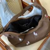 Вместительная и большая трендовая сумка на одно плечо для отдыха, сумка через плечо