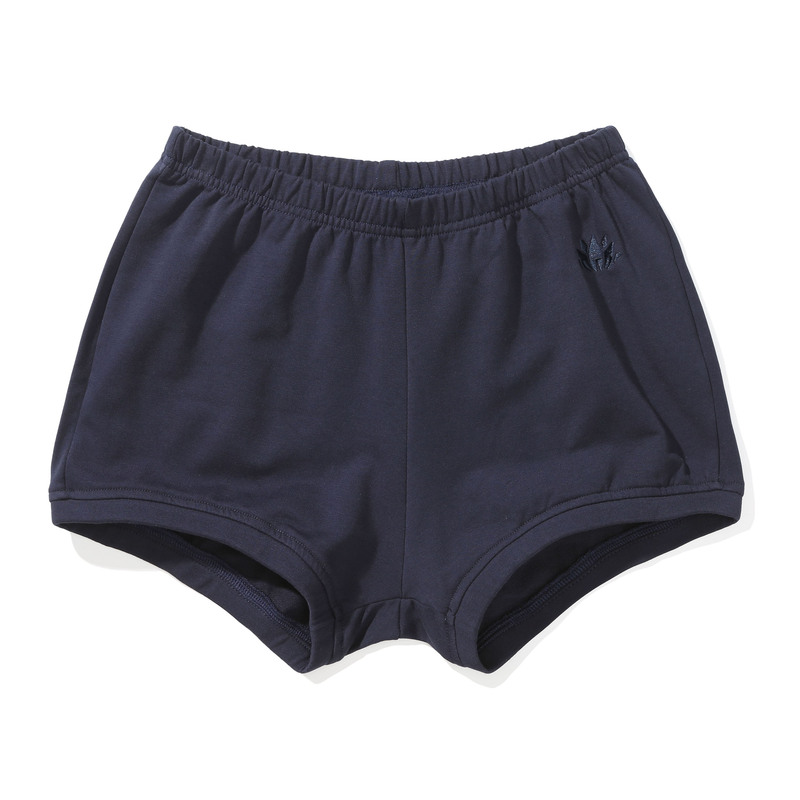 Iyengar Yoga Shorts | Lotus Embroidery, Makes Legs Look Longer, Classic Navy Blue Iyengar Yoga Shorts | Lotus Embroidery, Makes Legs Look Longer, Classic Navy Blue