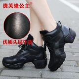 Современная обувь, дышащие танцующие туфли, из натуральной кожи, мягкая подошва