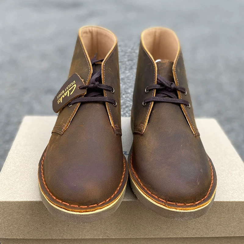 [Кола в наличии CLARKS DESERT BOOT 2 вторая версия ретро повседневная мужская/женская обувь ботинки пустыня]