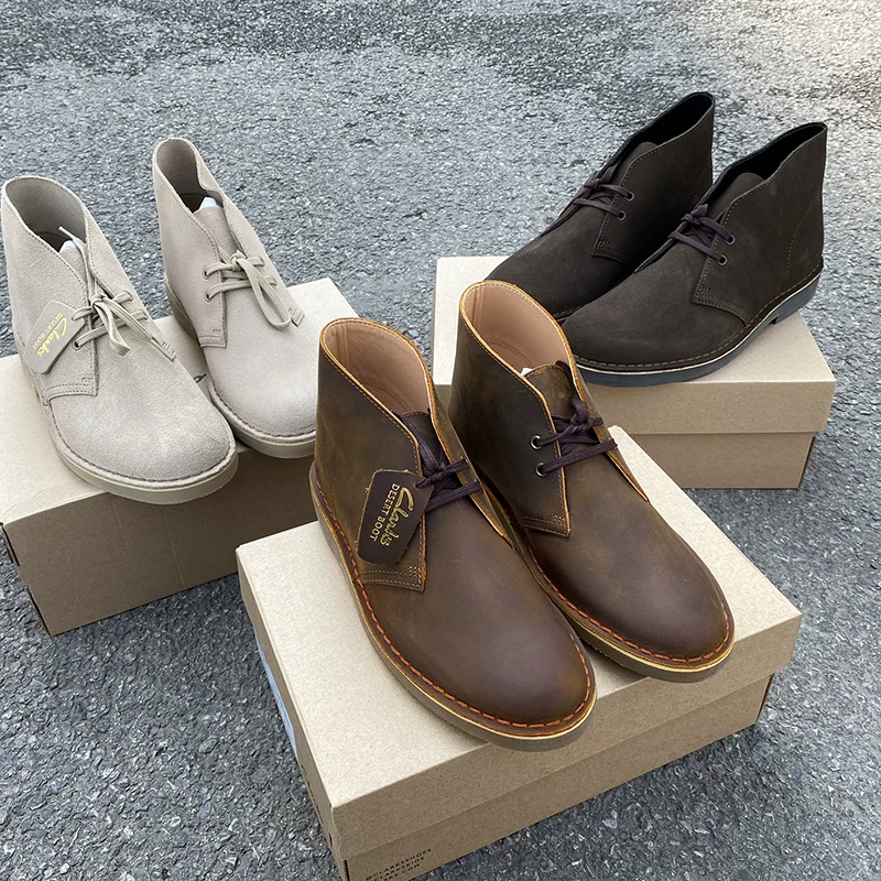 [Кола в наличии CLARKS DESERT BOOT 2 вторая версия ретро повседневная мужская/женская обувь ботинки пустыня]