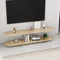 Nordic Full Solid Wood TV Cabinet Design Wind Light Lavish Minima Household Simple Double Decker Customizable