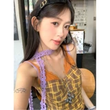 Кружевной комплект, приталенная короткая майка топ, в американском стиле, кружевное платье