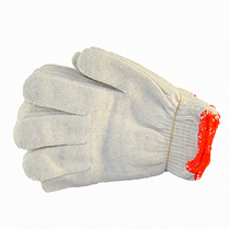 Labor protection gloves cotton yarn gloves This white protective wear-resistant cotton thread gloves 12 pairs