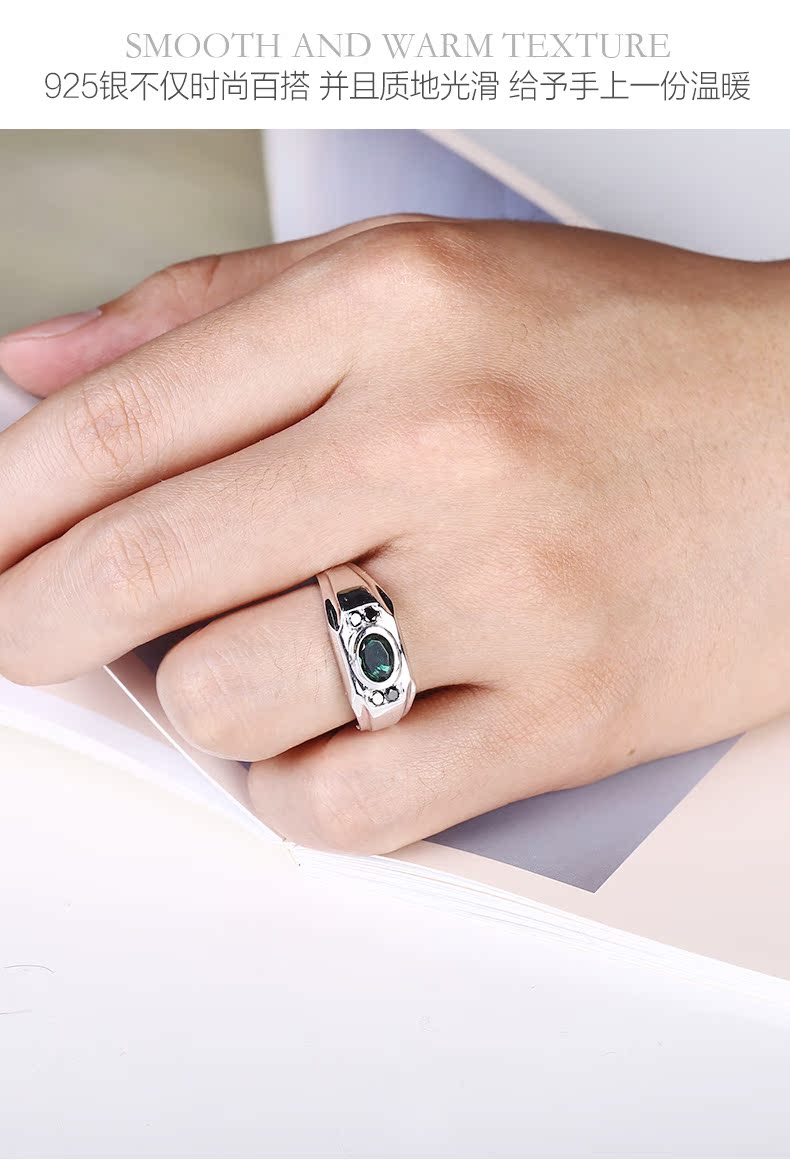 Bague homme STONE KING en Argenterie - Ref 3086541 Image 12