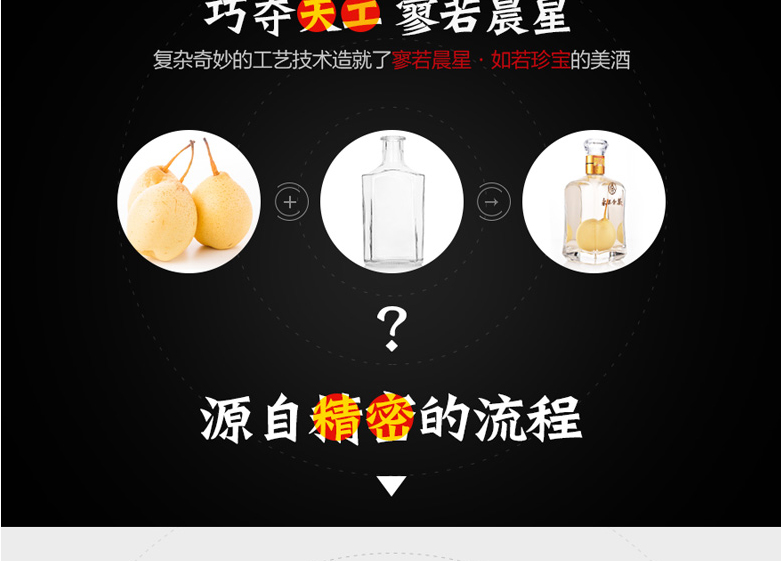 五粮液 永不分梨 40°浓香型白酒 375ml*2瓶 礼盒装 图4