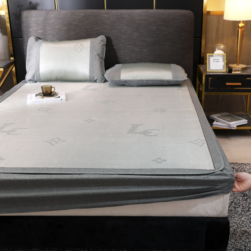 Summer bed sleeve cool seat three pieces can wash 1 8m bed foldable anti-slip household seat 2x2 2