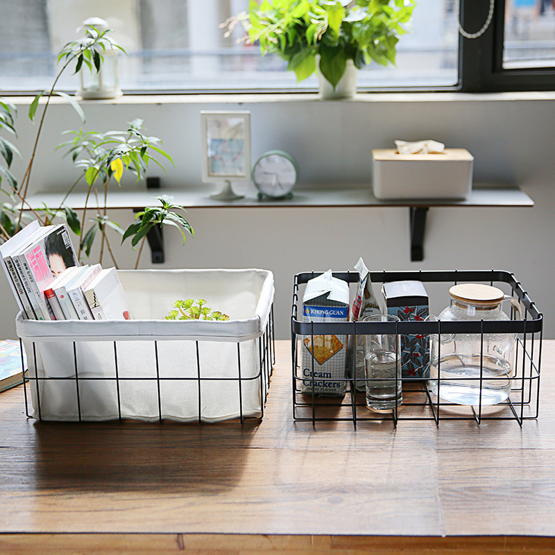 Flap Debris Containing basket Desktop snacks storage box Cosmetic Products Box Home table Kitchen Finishing Box