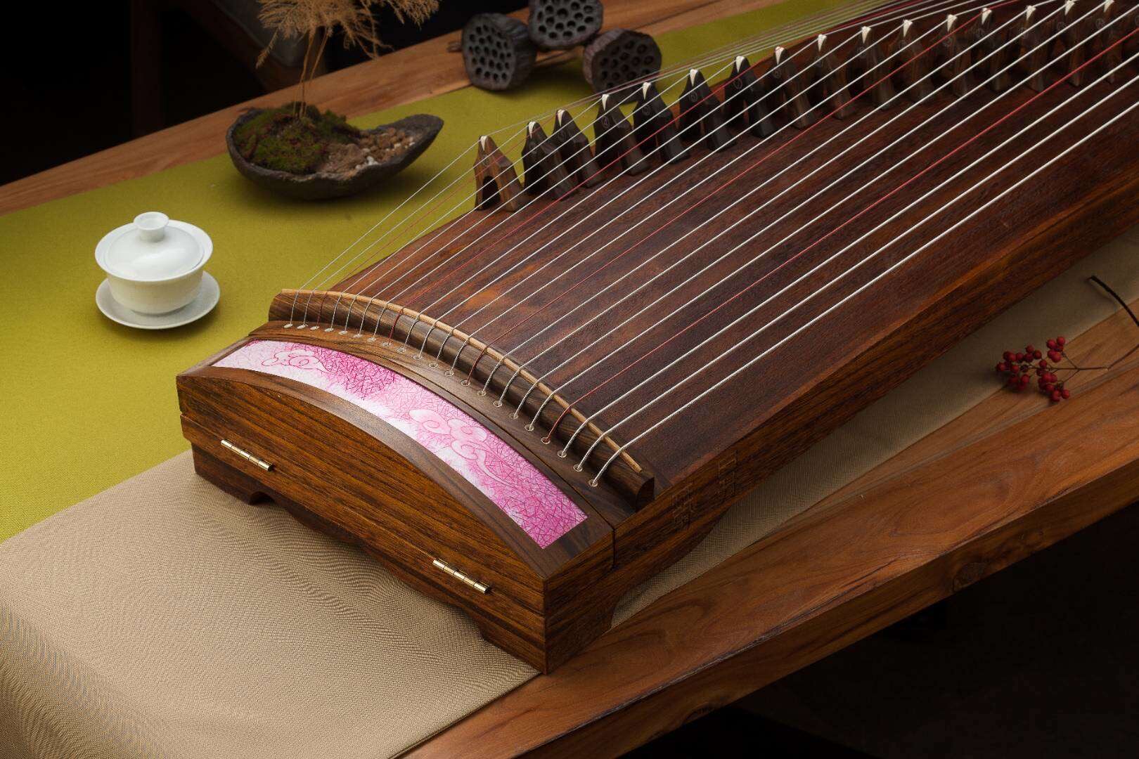 Qinsheng Guzheng (Liuyun drunk) digging zheng playing grade high-end portable zheng adult and children verification test general entry