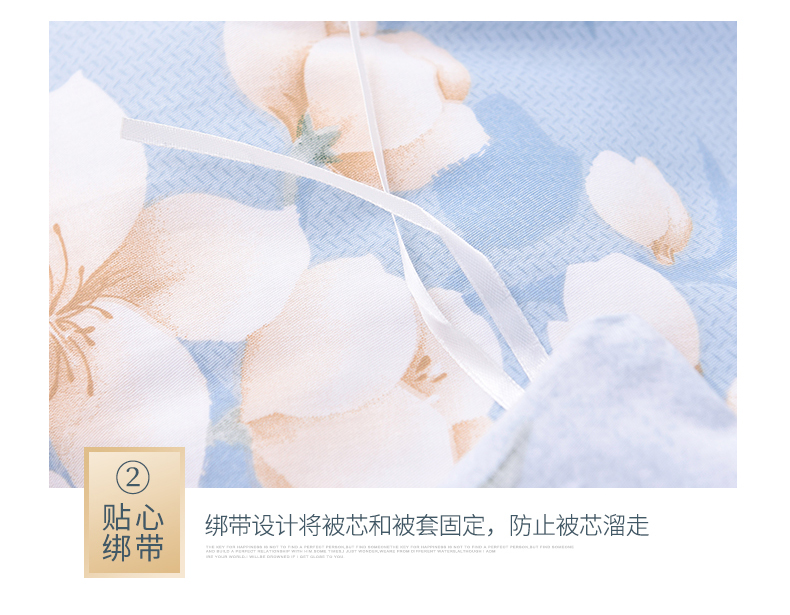 Một gia đình của giường Bốn bông bông chăn 1.5m1.8 2.2x2.4 mét giường đôi chăn tấm bìa Suite 2.0 - Bộ đồ giường bốn mảnh chăn ga gối đệm cao cấp