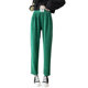 Plush radish pants women's spring, autumn and winter sports chenille pants 2022 new straight corduroy casual harem pants