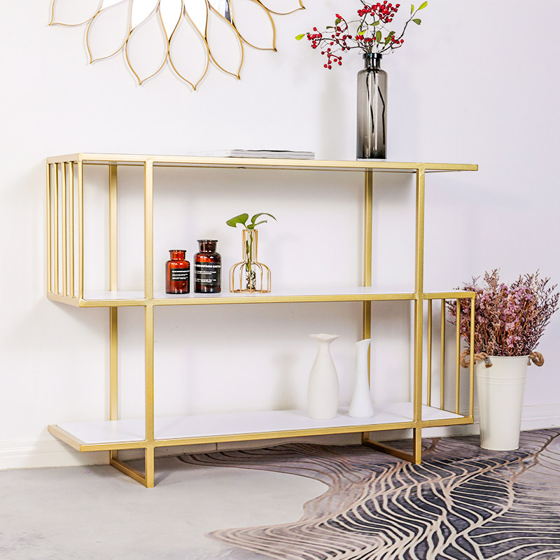 Bedroom Floor Book Shelf Placing shelf Living room Display shelf Xuan Kwan Display containing layer shelf Multi-layer storage Nordic