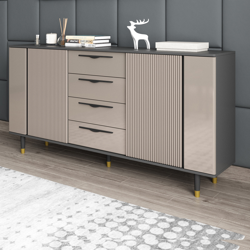 Post-modern light luxury dining cabinet storage cabinet Nordic simple tea cabinet marble living room multifunctional dining cabinet