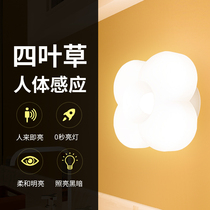 Smart charging Human body induction bulb Night light Bedroom bedside Toilet Corridor light control Energy-saving voice control Wardrobe light