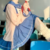 亦庄 Погремушка, оригинальный комплект, осенняя униформа для школьников, 3 предмета, полный комплект