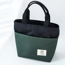 Summer bento bag Lunch box bag handbag Womens lunch box bag Korean waterproof mommy bag small bento bag tote bag