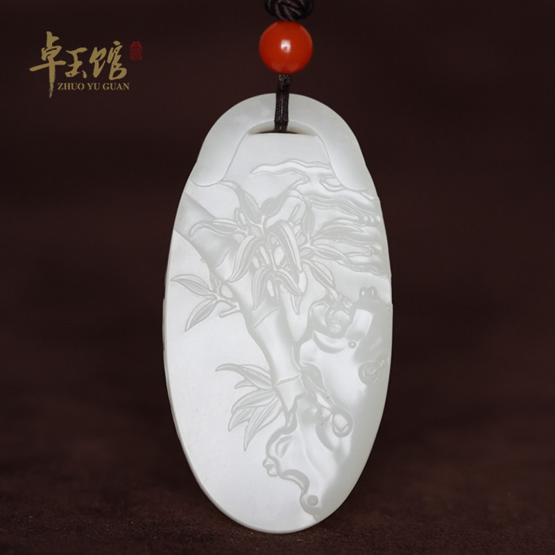 (Zhuoyu Pavilion) Yazhu Xinjiang and Tian Yuseed Grade 1 Boxing High brand Pendant TSE Jedi