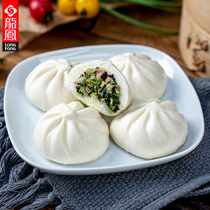 Dragon Phoenix Mushrooms Vegetarian Package 420g Breakfast Vegetable Buns 12 Only Quick-Frozen Pasta Healthy Gourmet Pastries