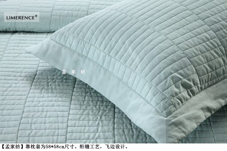 Khăn trải giường bằng vải cotton mùa hè mát mẻ bằng điều hòa không khí chăn mền 60 cống đơn đôi máy giặt bông xen kẽ ga trải giường 2mx2m2