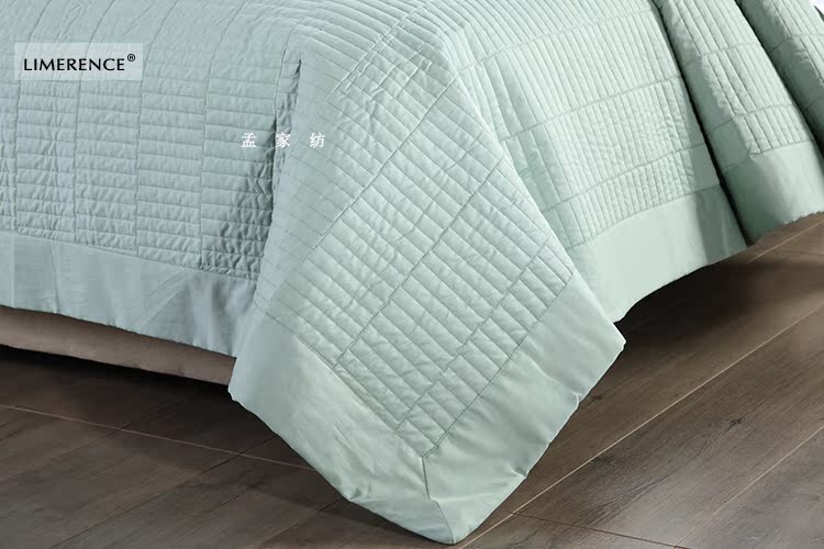 Khăn trải giường bằng vải cotton mùa hè mát mẻ bằng điều hòa không khí chăn mền 60 cống đơn đôi máy giặt bông xen kẽ ga trải giường 2mx2m2