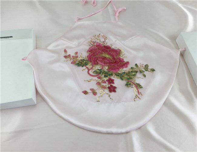 New Ladies Adult Marriage Silk Bellyband 100% Mulberry Silk Sexy Temptation Lingerie Pajamas