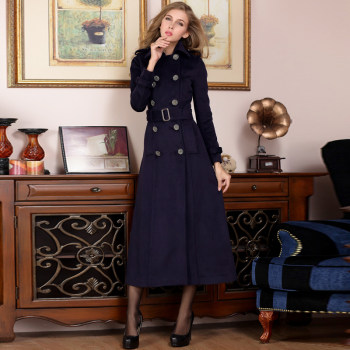 Business attire hotel front desk flight attendant coat for women