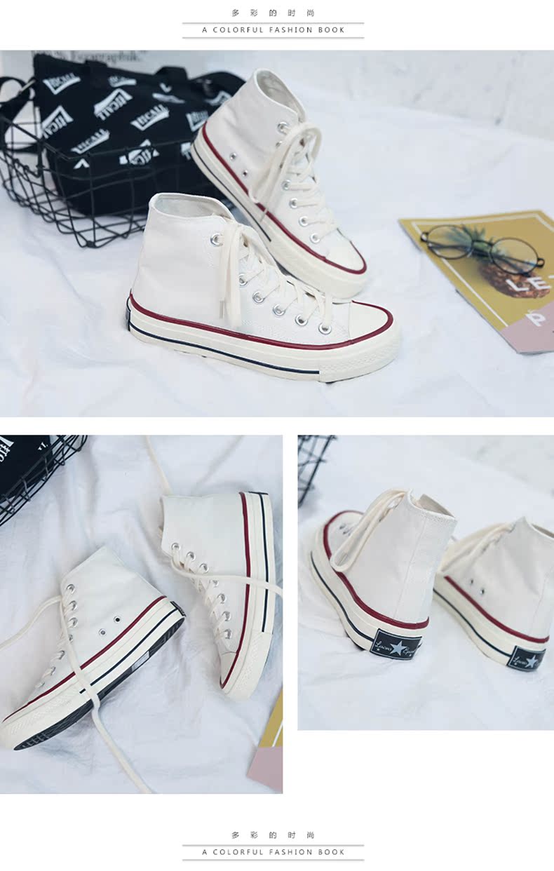 Giày vải cao cấp nữ phiên bản Hàn Quốc của ulzzang triều sinh viên năm 2018 shop giày thể thao