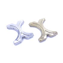 (8 pieces) 304 stainless steel gate flower accessories fence guardrail staircase art European decorative stamping x flower