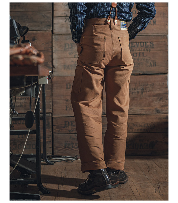 Bronson Double Knee Pants Duck Canvas Logger Carpenter Mens Work