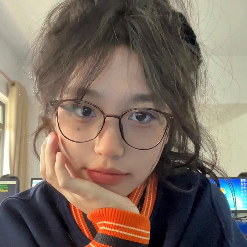 Anti-Blu-ray Anti-radiation Nearsightedness Glasses for women Yan Divinity Tea Color Guard Eyes Tennis Red Men's Art Flat Light Super Light