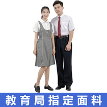 shenzhen school uniform dress suit high school students summer junior high school uniform short shirt tie suit dress for men and women