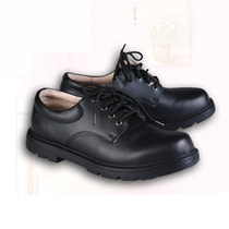 Shenzhen Unified School Shoes Middle School Student Uniforms Flag Raising with Male Student Black Leather Shoes