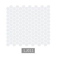 LJ011 Little Hexagon White