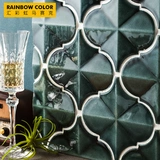 汇彩虹 Бриллиантовый фонарь ручной кирпичный кирпичный ресторан для ванной комнаты кухонная кирпичная кирпичная кирпичная фоновая фоновая стена