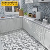 Северная и американская простая натуральная мраморная мозаичная ванная комната ванная комната кухня балкон -гостиная открытая плитка