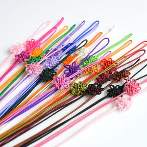 A Line Square Flower Small Chinese Knot Small Bookmark Pillow Seat Cushions Chinese Knot Tassel Fringe Craft Must Be Tas