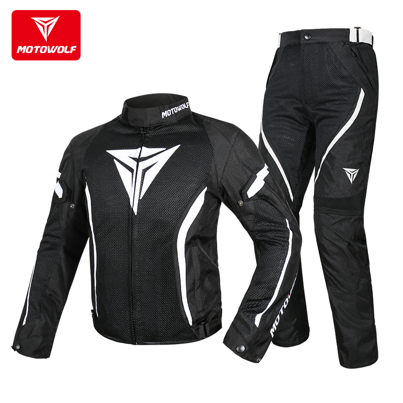 Locomotive riding suit Breathable Summer Locomotive Rider Equipment Anti-Fall Clothing Ferris Racing Racing Racing