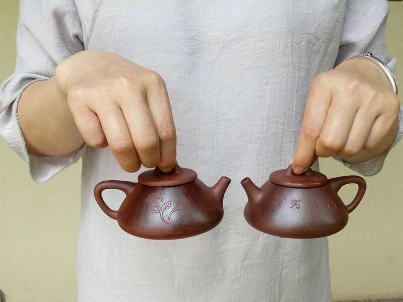 Purely Handmade Earthenware Ziyeh Pot |   Clay Material: Red Clay, Chinese-Style Vintage Kiln-Fired Collection, after Soaking, It Resembles Beautiful Jade.