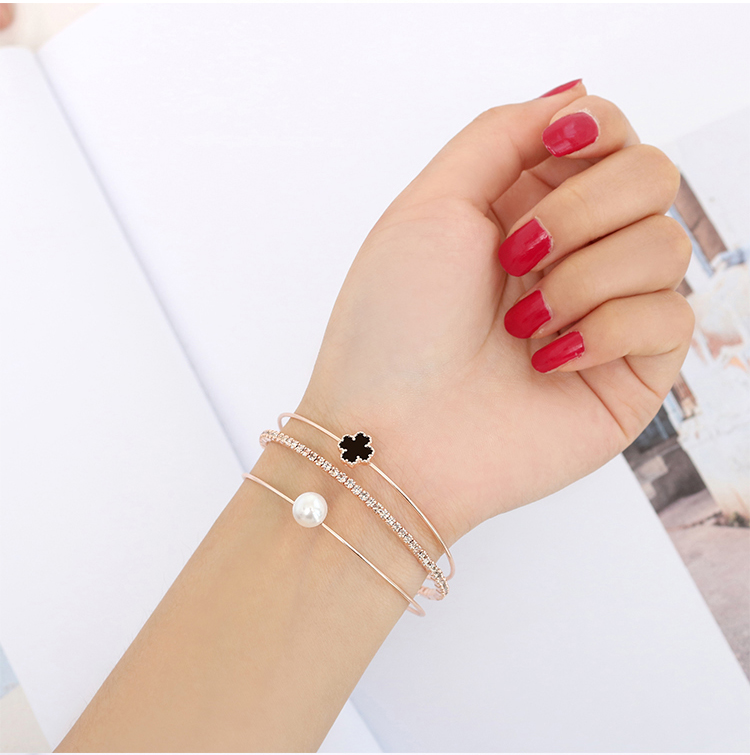 Phiên bản Hàn Quốc của tính cách đơn giản tính cách sinh viên hoang dã Sen bạn gái sang trọng chuông gió lạnh vòng tay phụ nữ chuỗi đeo tay