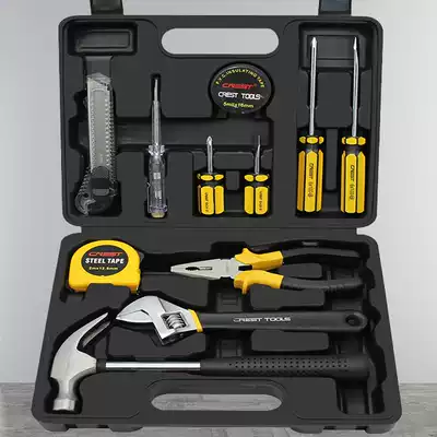 Tool set household Daily repair set home repair hardware vise hammer wrench pliers combination box