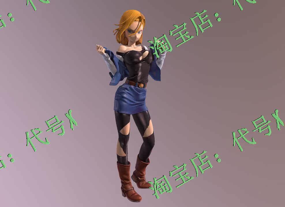 Robot 18 3D Printing Model obj Data stl Character Model High Precision Material File