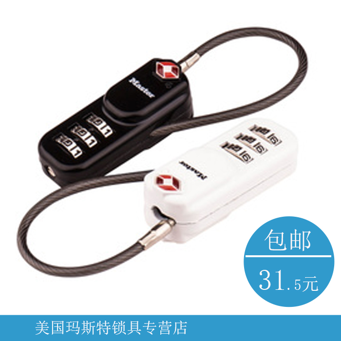 masterlock american masterlock TSA customs lock code lock fashion suitcase bag padlock 4674